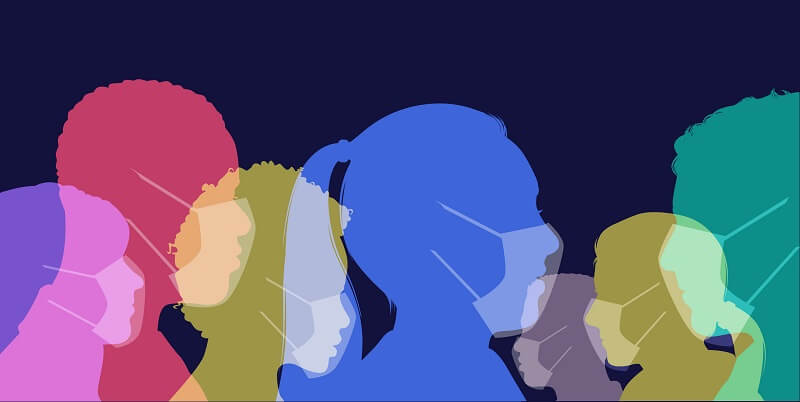 How should authorities persuade citizens to wear masks in public?