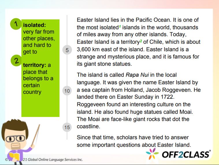 The Mystery Of Easter Island (Rapa Nui) - ESL Lesson Plan