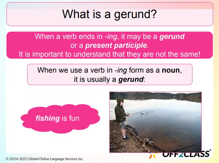 Teaching Gerunds: An Introducing ESL Lesson Plan Download