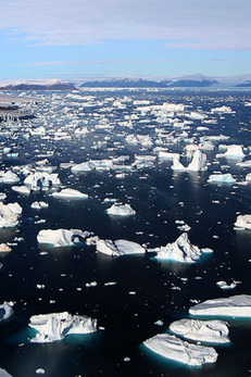 melting glaciers