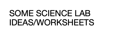 SCIENCE LAB  POSSIBILITIES