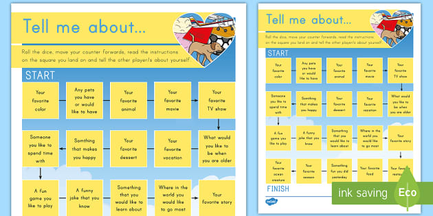 Getting to Know You Board Game