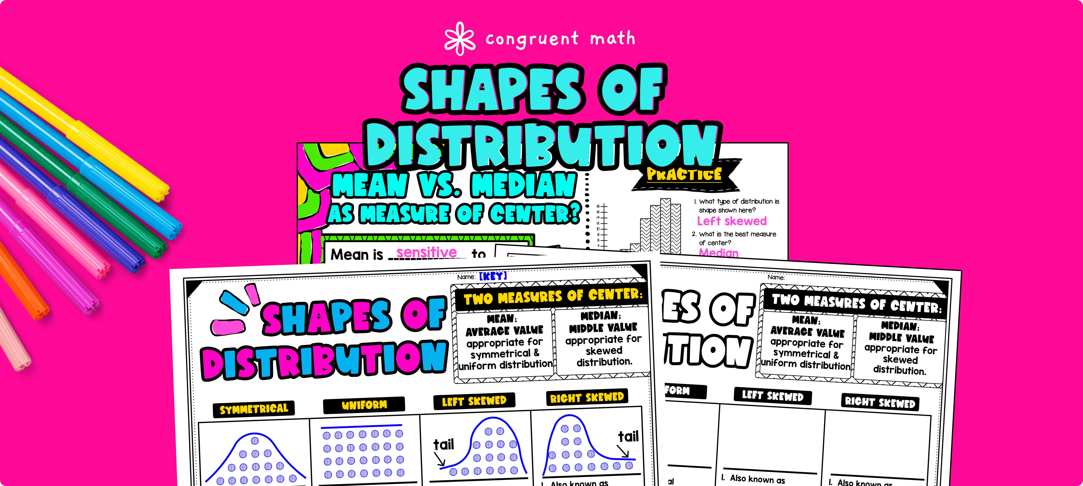 Shapes of Distribution Lesson Plan