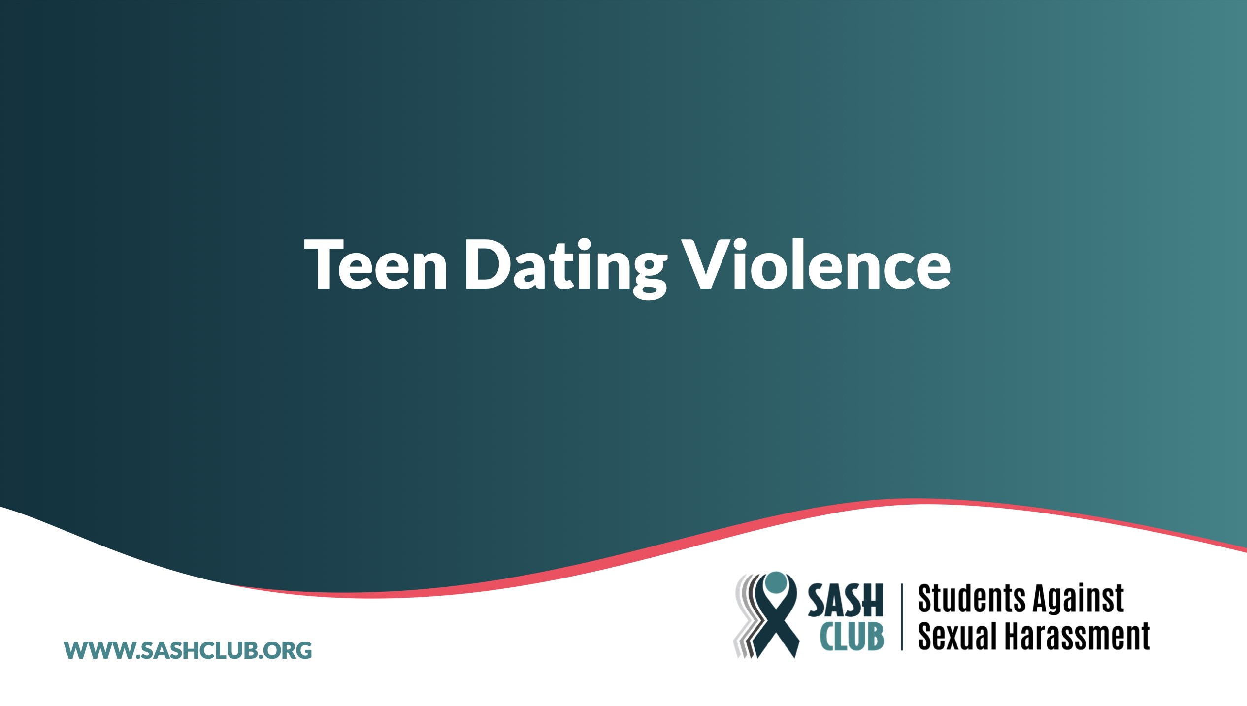 Teen dating violence