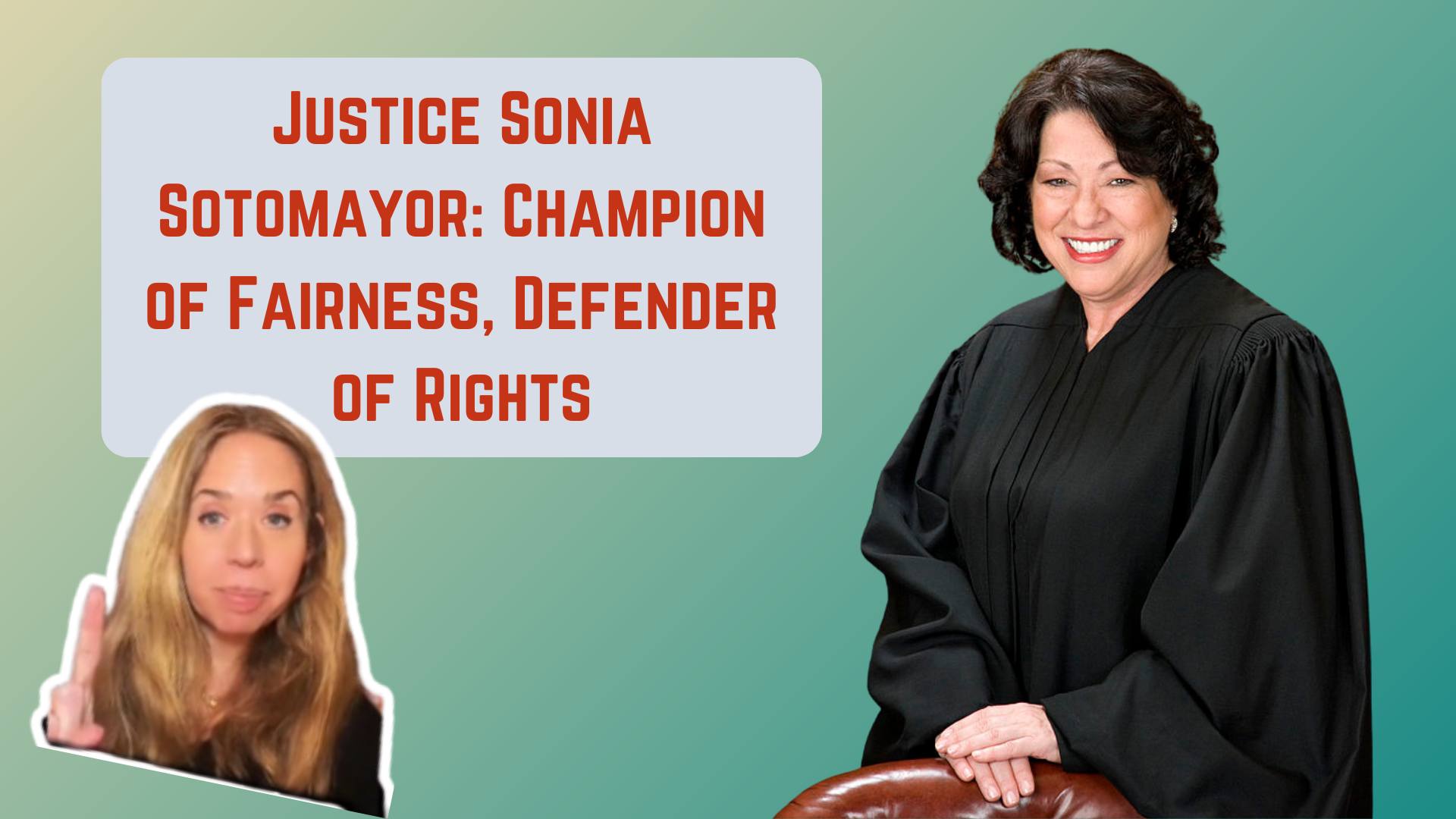 Sonia Sotomayor: The First Latina Supreme Court Justice
