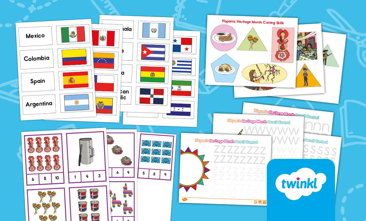 Hispanic Heritage Month Activities for PK-K