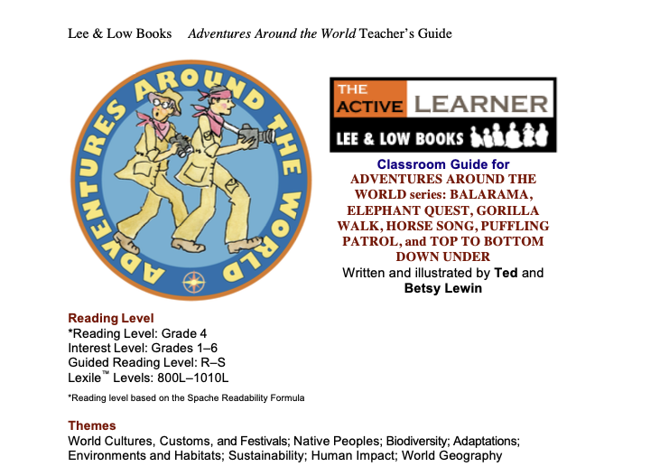 Adventures Around the World series - Teacher Guide