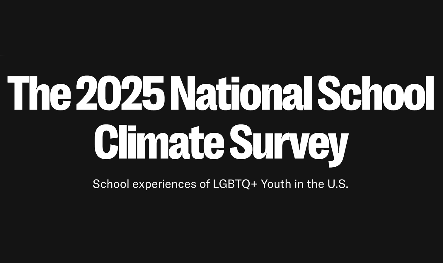 2025 National School Climate Survey