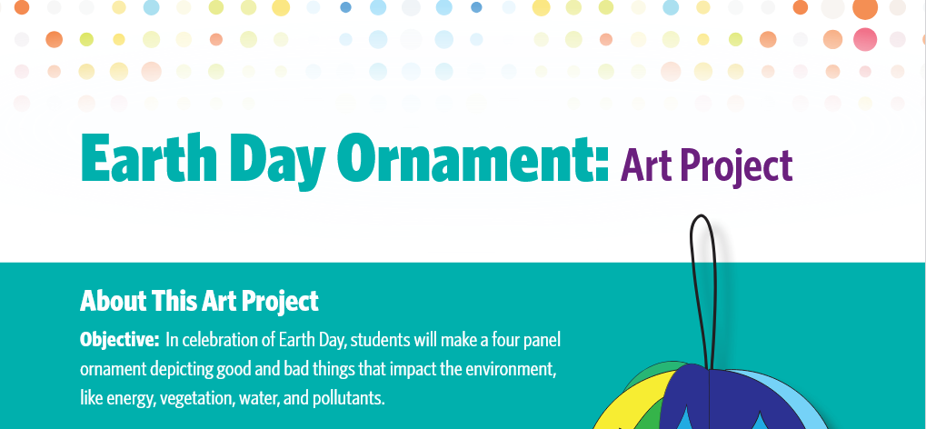 Earth Day Ornament Art Project