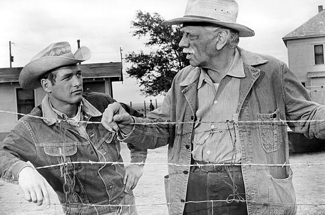 Paul Newman and Melvyn Douglas in "Hud"