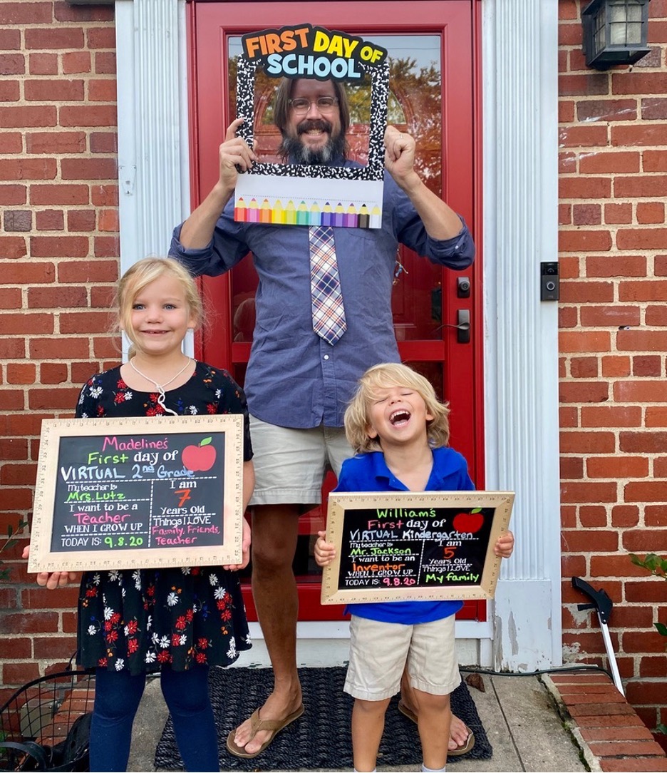 Caption: William entered kindergarten in fall 2020.