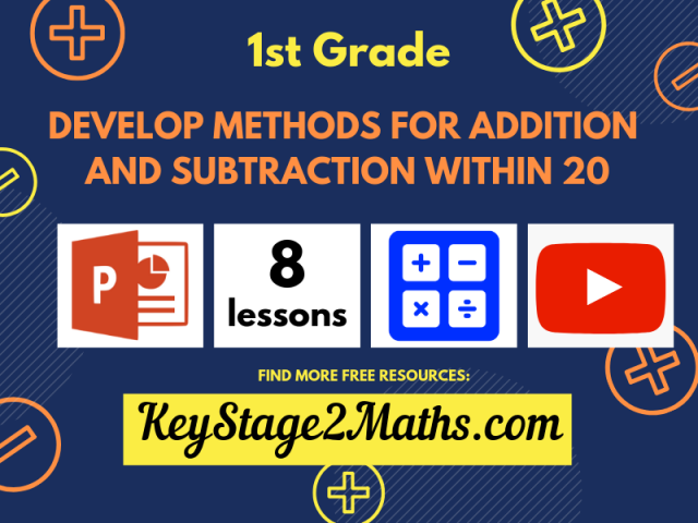 Develop methods for addition and subtraction within 20 